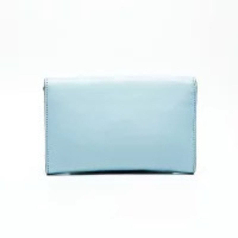 Miu Miu Leather Letter Shoulder Bag Blue - Picture 3 of 13